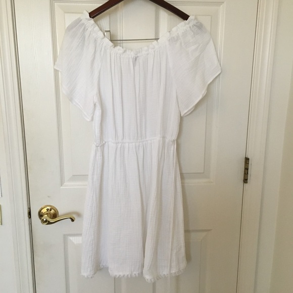 White Swimsuit Cover-Up - Picture 2 of 3